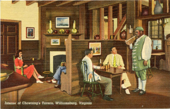 Interior of Chowning's Tavern, Williamsburg, VA-Carey's Emporium