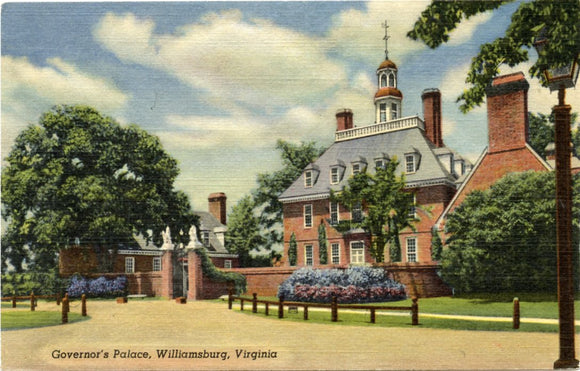 Governor's Palace, Williamsburg, VA-Carey's Emporium