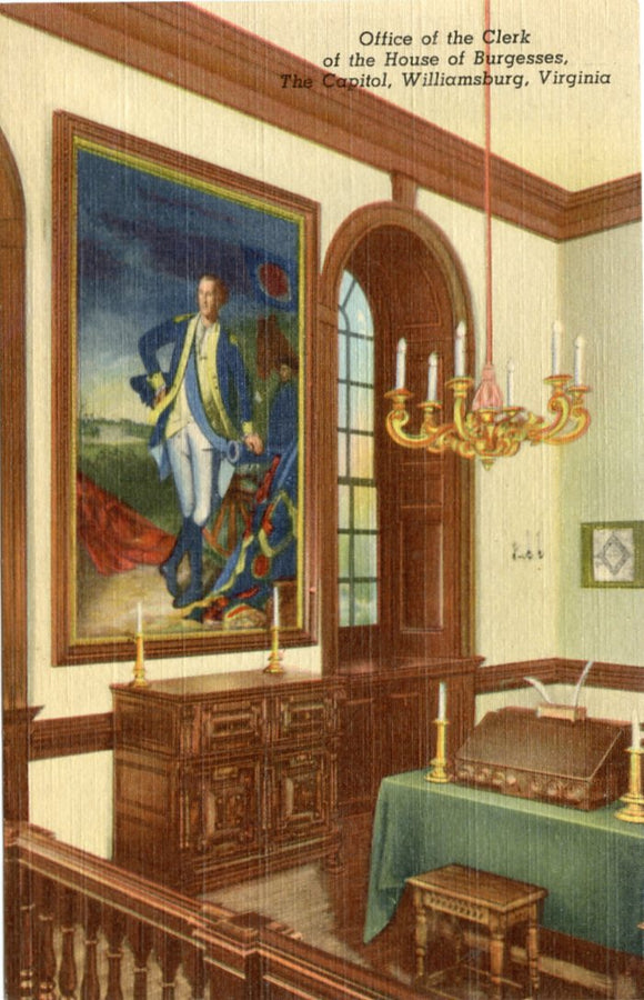 Office of the Clerk of the House of Burgesses, The Capitol, Williamsburg, VA-Carey's Emporium