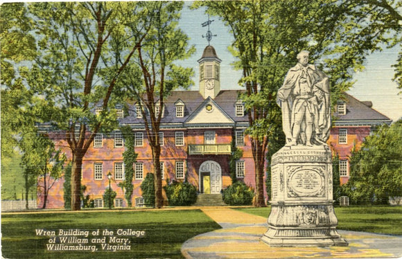 Wren Building of the College of William and Mary, Williamsburg, VA-Carey's Emporium