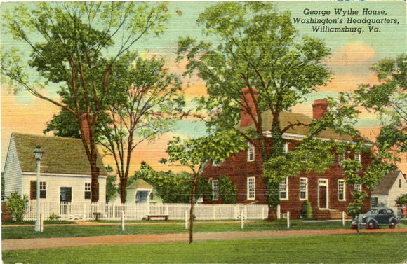 George Wythe House, Washington's Headquarters, Williamsburg, VA-Carey's Emporium