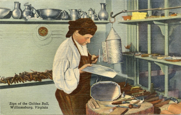 Sign of the Golden Ball, Williamsburg, VA-Carey's Emporium