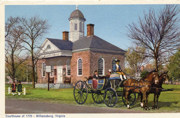Courthouse of 1770, Williamsburg, VA-Carey's Emporium