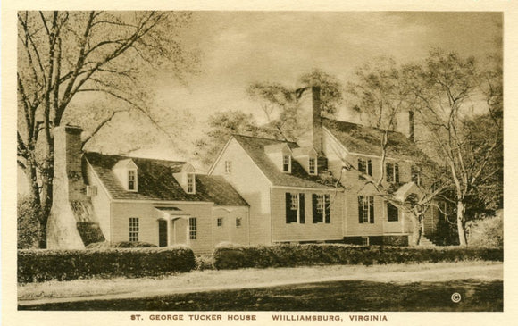 St. George Tucker House, Williamsburg, VA-Carey's Emporium