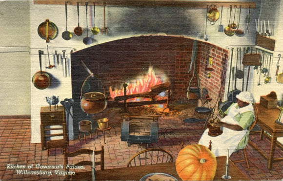 Kitchen of Governor's Palace, Williamsburg, VA-Carey's Emporium