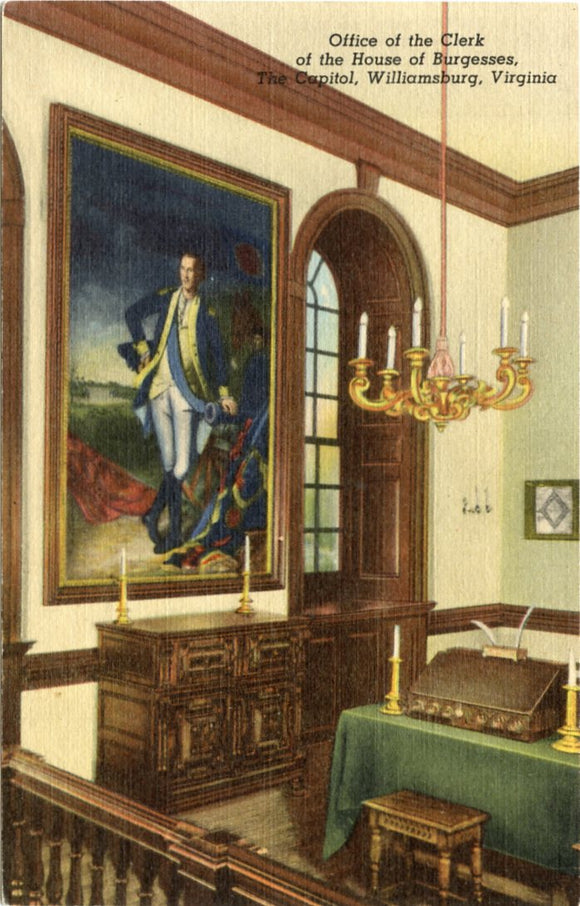 Office of the Clerk of the House of Burgesses, The Capitol, Williamsburg, VA-Carey's Emporium
