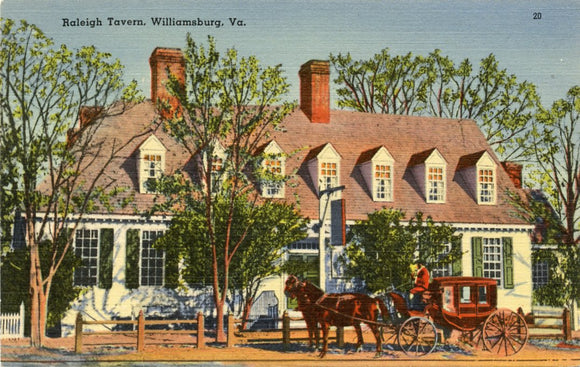 Raleigh Tavern, Williamsburg, VA-Carey's Emporium
