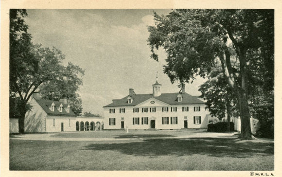 West Front, The Mount Vernon Mansion, Mount Vernon, VA-Carey's Emporium