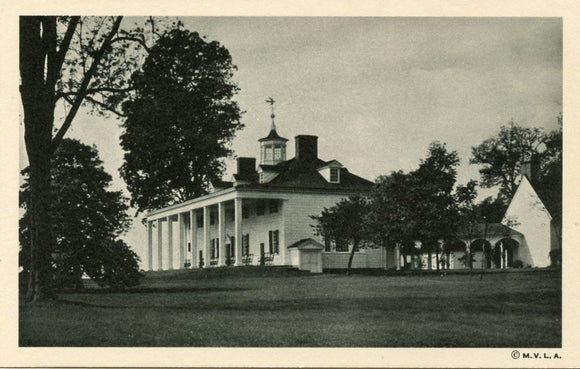 East Front, The Mount Vernon Mansion, Mount Vernon, VA-Carey's Emporium