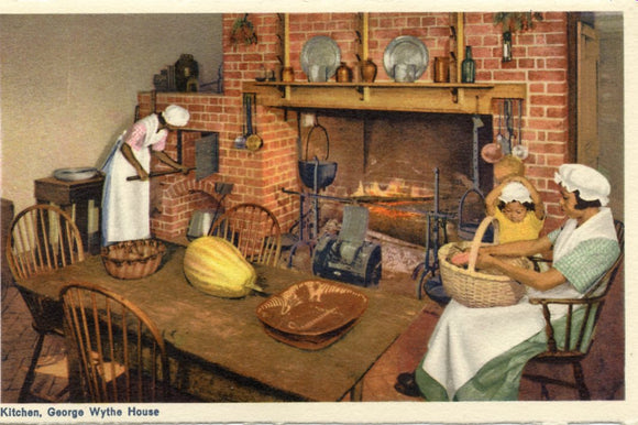 Kitchen, George Wythe House, Williamsburg, VA-Carey's Emporium