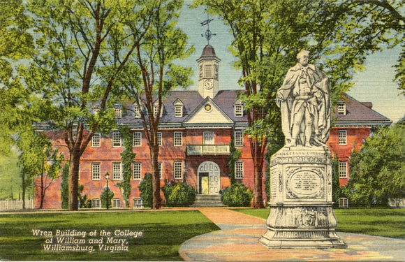 Wren Building of the College of William and Mary, Williamsburg, VA-Carey's Emporium