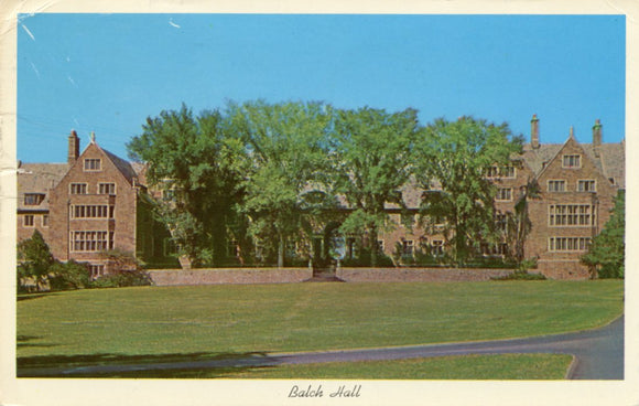 Balch Hall, Front Entrance, Cornell University, Ithaca, NY-Carey's Emporium
