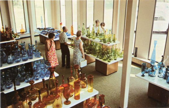 One Corner of Retail Sales Department in Visitors Center, Blenko Glass Company, Inc., Milton, WV-Carey's Emporium