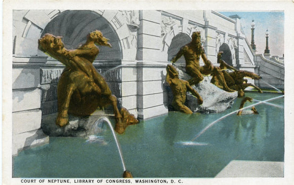 Court of Neptune, Library of Congress, Washington, DC-Carey's Emporium