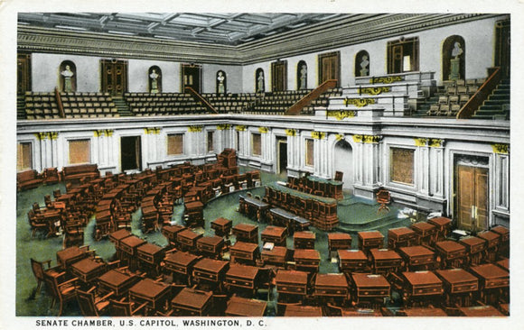 Senate Chamber, U. S. Capitol, Washington, DC-Carey's Emporium