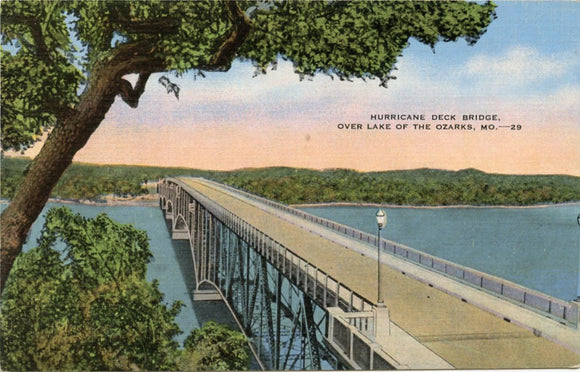 Hurricane Deck Bridge, Over Lake of the Ozarks, MO-Carey's Emporium