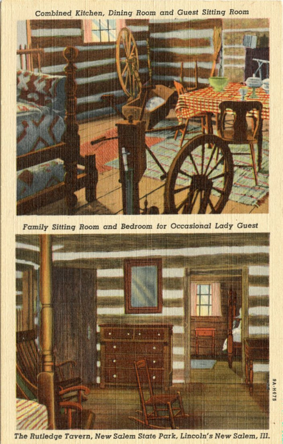 The Rutledge Tavern, New Salem State Park, Lincoln's New Salem, IL-Carey's Emporium