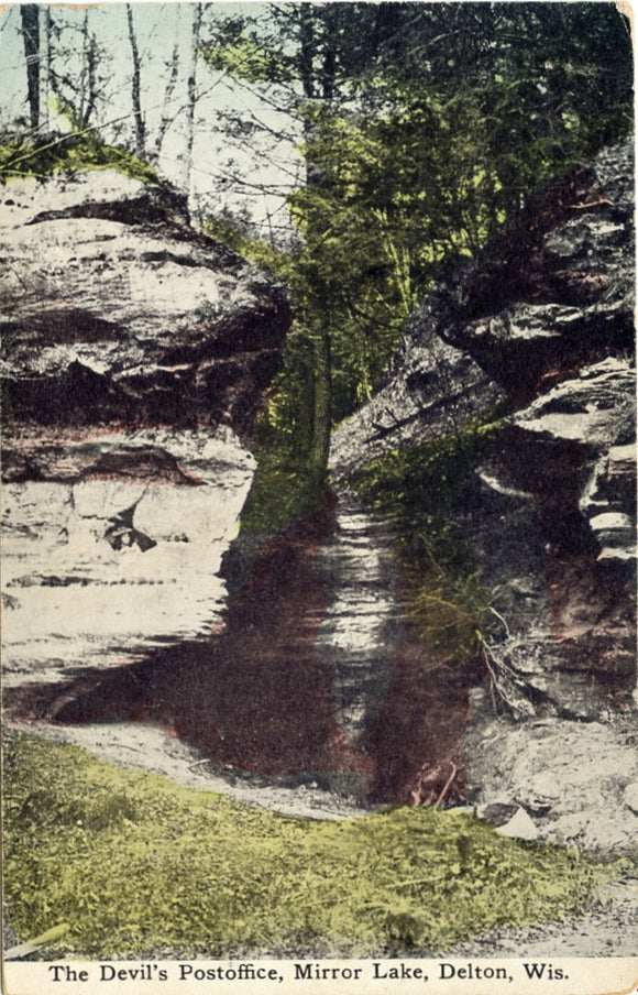 The Devil's Postoffice, Mirror Lake, Delton, WI-Carey's Emporium