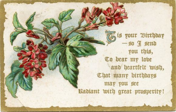 Tis Your Birthday, So I Send You This-Carey's Emporium