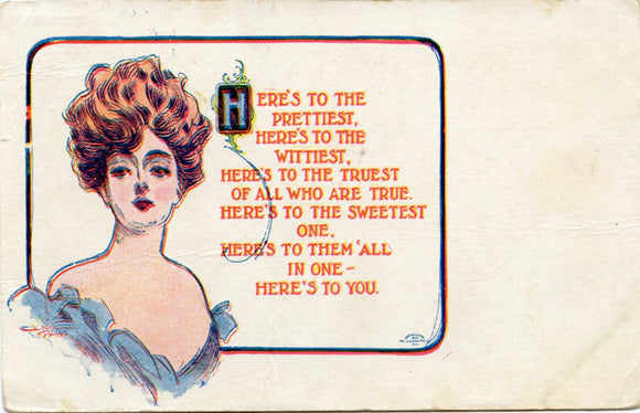 Here's to the Prettiest, Here's to the Wittiest-Carey's Emporium