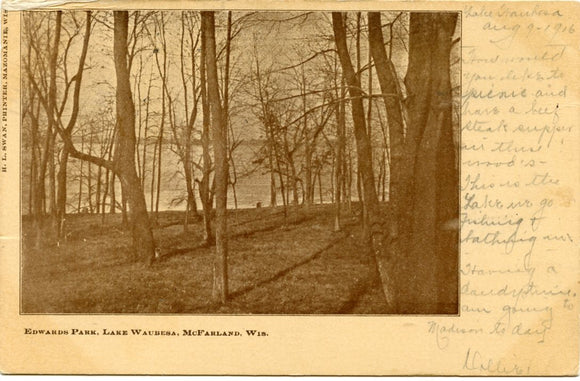 Edwards Park, Lake Waubesa, McFarland, WI-Carey's Emporium