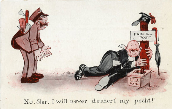 No, Shir, I Will Never Deshert My Posht!-Carey's Emporium