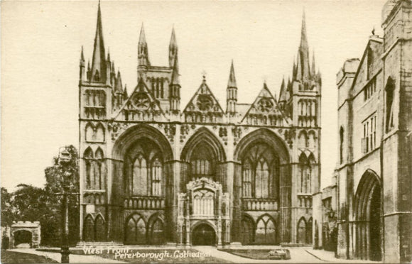 West Front, Peterborough Cathedral, Peterborough-Carey's Emporium