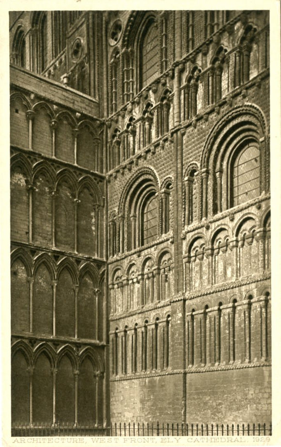 Architecture, West Front, Ely Cathedral-Carey's Emporium