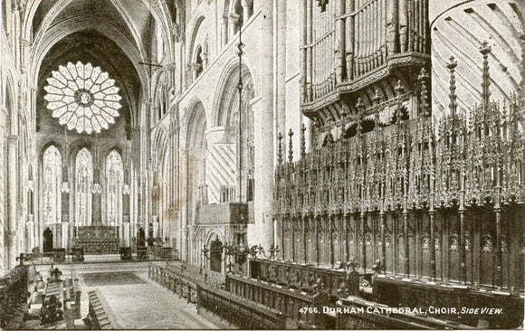 Durham Cathedral, Choir, Side View-Carey's Emporium