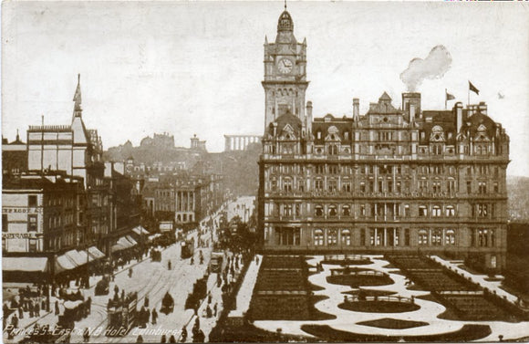 Princes St. East and N. B. Hotel, Edinburgh-Carey's Emporium