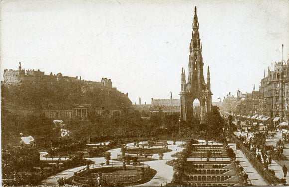 Princes Street Looking West, Edinburgh-Carey's Emporium
