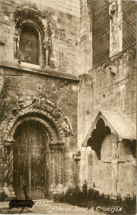 Abbey, Abbess' Door and Crucifix, Romsey-Carey's Emporium