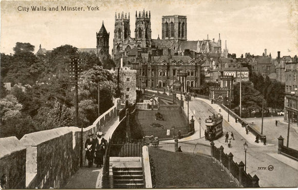 City Walls and Minster, York-Carey's Emporium