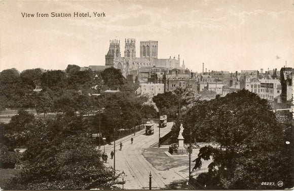 View from Station Hotel, York-Carey's Emporium
