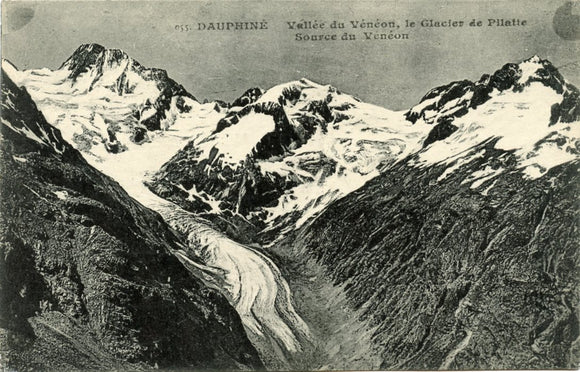 Vallee  du Veneon, le Glacier de Pilatte, Source du Veneon, Dauphine-Carey's Emporium