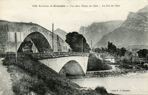 Les Deux Ponts de Claix, Le Col de l'Arc, Environs de Grenoble-Carey's Emporium
