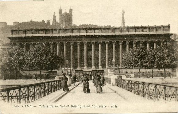 Palais de Justice et Basilique de Fourviere, Lyon-Carey's Emporium