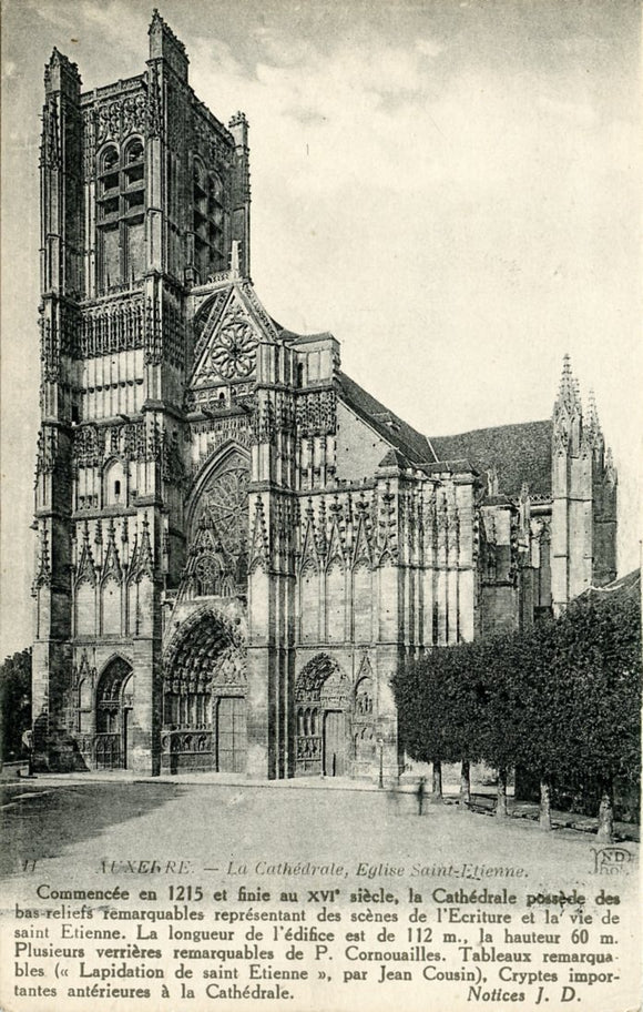 La Cathedrale, Eglise Saint-Etienne, Auxerre-Carey's Emporium