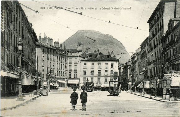 Place Grenette  et le Mont Saint-Eynard, Grenoble-Carey's Emporium