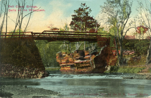 Dell Creek Bridge, Dells of the Wisconsin, WI-Carey's Emporium