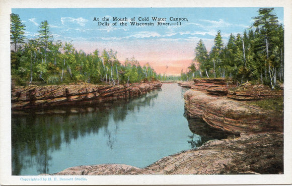 At the Mouth of Cold Water Canyon, Dells of the Wisconsin River, WI-Carey's Emporium