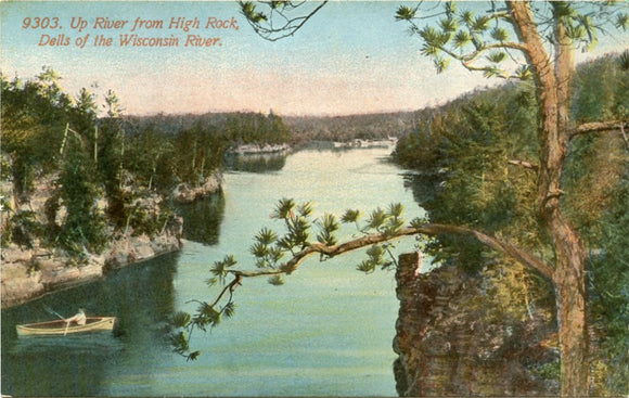 Up River from High Rock, Dells of the Wisconsin River, WI-Carey's Emporium