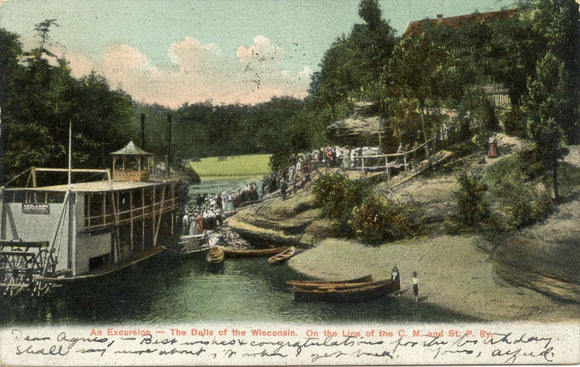 An Excursion, The Dells of the Wisconsin, WI-Carey's Emporium