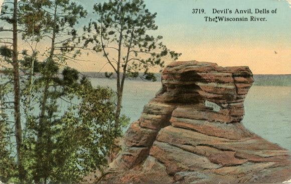 Devil's Anvil, Dells of the Wisconsin River, WI-Carey's Emporium