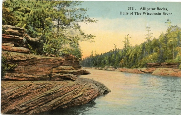 Alligator Rocks, Dells of the Wisconsin River, WI-Carey's Emporium