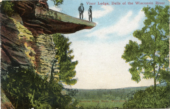 Visor Ledge, Dells of the Wisconsin River, WI-Carey's Emporium