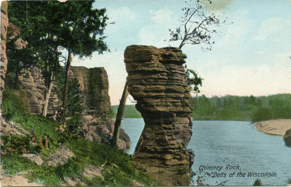 Chimney Rock, Dells of the Wisconsin, WI-Carey's Emporium