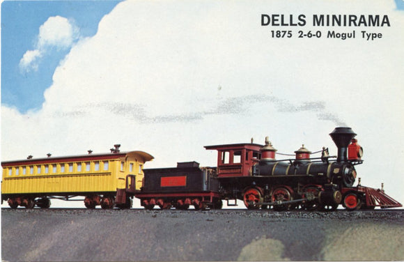 Dells Minirama, 1875 2-6-0 Mogul Type, Wisconsin Dells, WI-Carey's Emporium