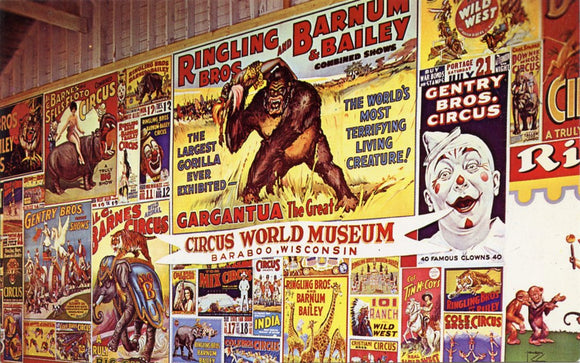 Circus Posters, The Circus World Museum, in Baraboo, WI-Carey's Emporium