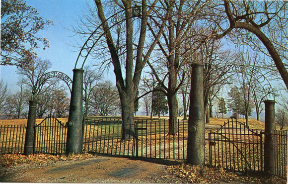 Old Rifle Barrel Fence and Cannon Gate, Jefferson Barracks Historical Park, MO-Carey's Emporium